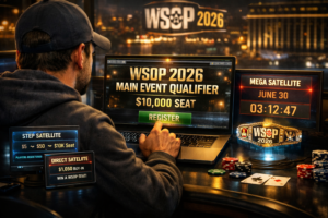 WSOP 2026 Main Event online satellite qualifier