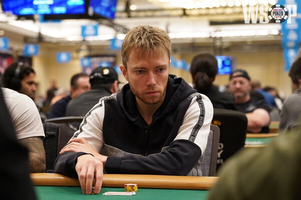 Mario Boos competing in the WSOP 2026 Main Event