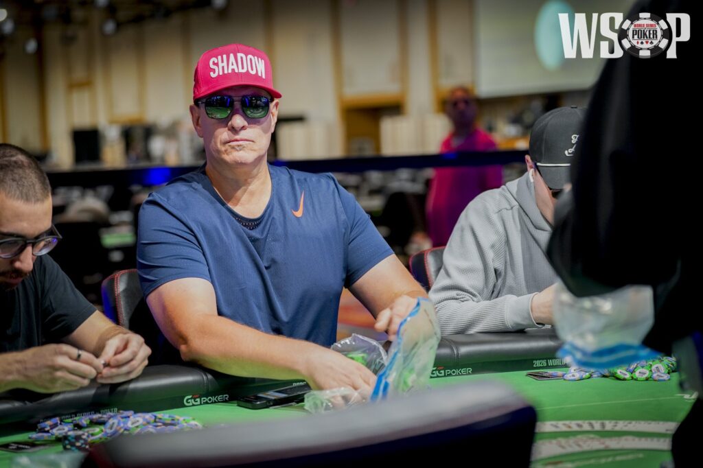 Greg Mueller at the 2026 World Series of Poker