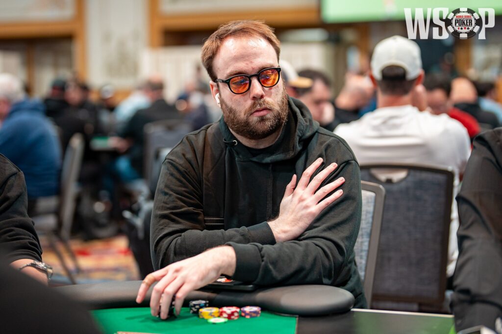 Matthew Blagg at the 2026 World Series of Poker