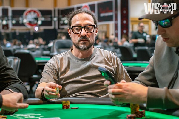Evagoras Evagorou competing in the WSOP 2026 Main Event